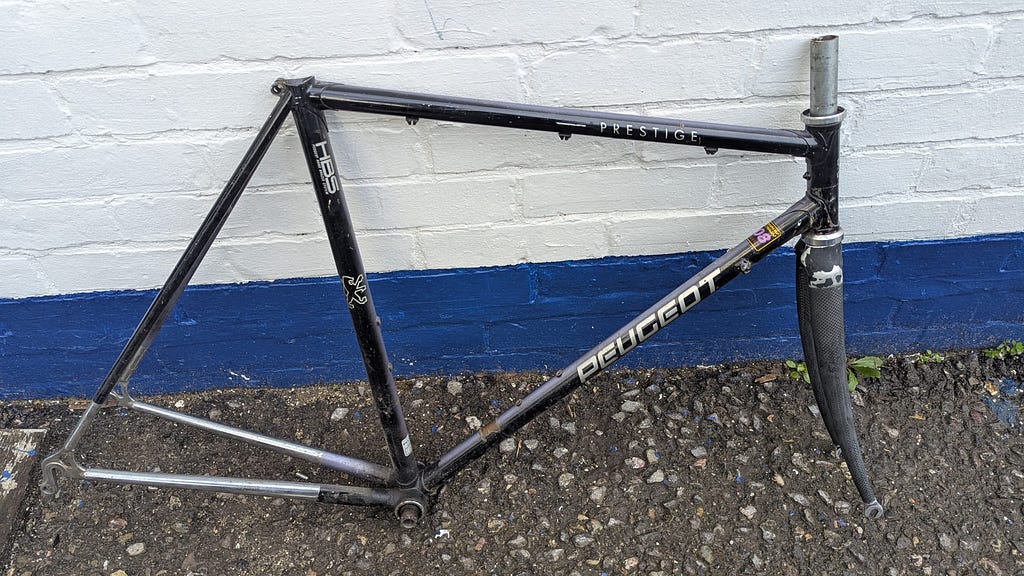 The Peugeot before restoration